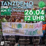 Tanzdemo und Kundgebung Fridays For Future Bielefeld