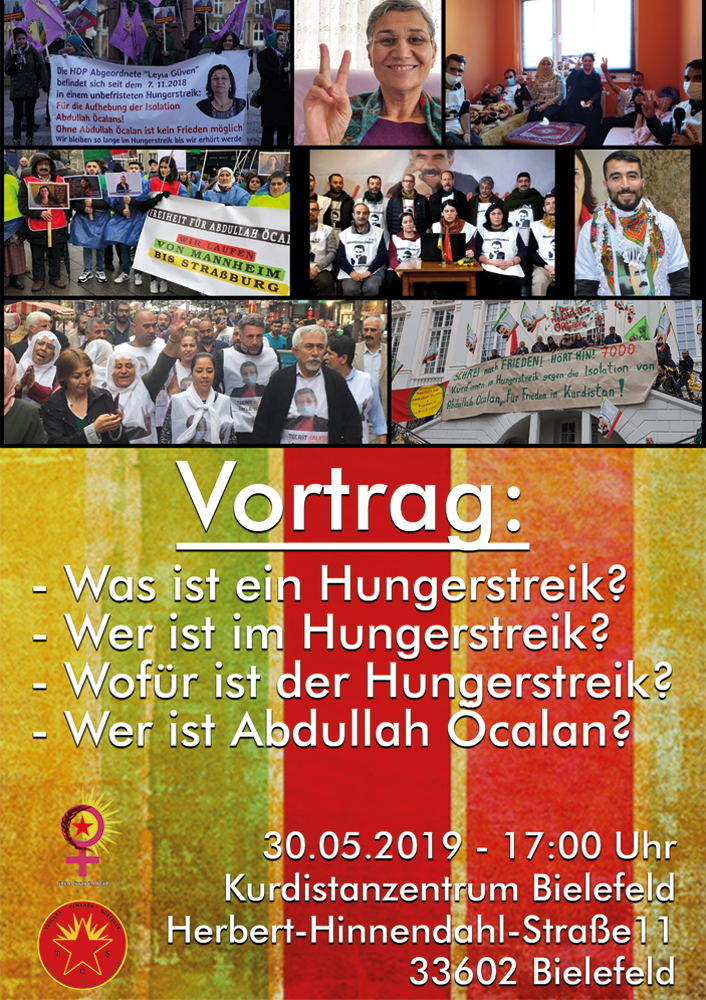 Infoveranstaltung zum Hungerstreik der kurdischen Aktivist*innen