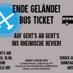 Ende Gelände - Gemeinsame Busanreise