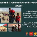 Demo: Vom Genozid und Feminizid zur Selbstverwaltung Şengals