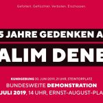 Gemeinsame Anreise: Halim-Dener Gedenkdemo