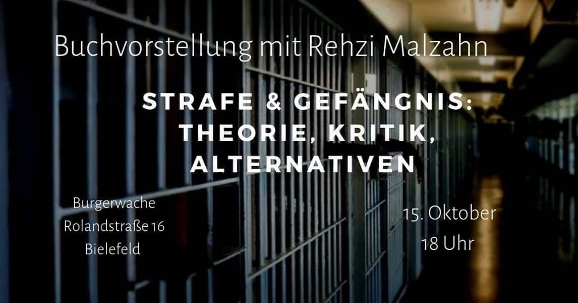 Buchvorstellung mit Rehzi Malzahn | Strafe & Gefängnis