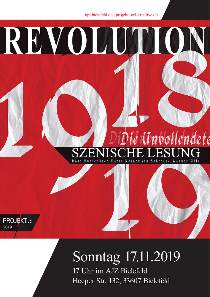 Szenische Lesung: Revolution 1918/19