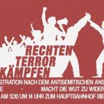Demo: Rechten Terror bekämpfen