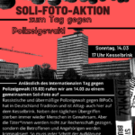 Foto-Aktion zum Tag gegen Polizeigewalt
