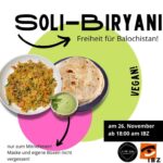 Soli-Biryani - Freiheit für Balochistan!