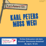 Decolonize Bielefeld: „Karl Peters muss weg!“