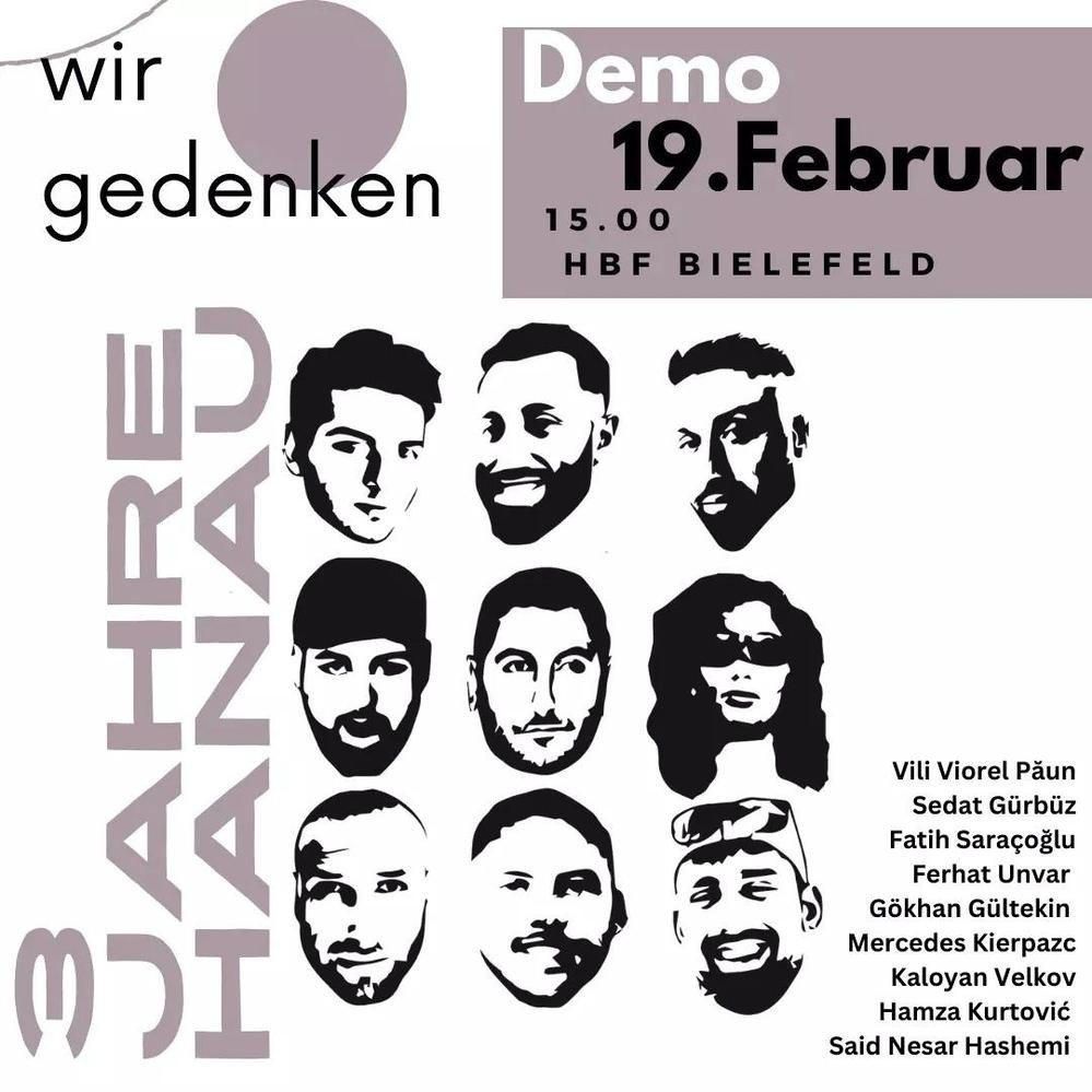 Demo 19.Februar - Gedenken and Hanau