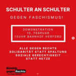 Schulter an Schulter gegen Faschismus!