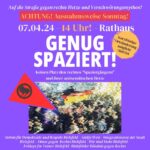 Genug spaziert - Kein Raum für rechte Hetze und Verschwörungsmythen