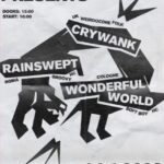 FLACORE PRESENTS: CRYWANK + RAINSWEPT + WONDERFUL WORLD