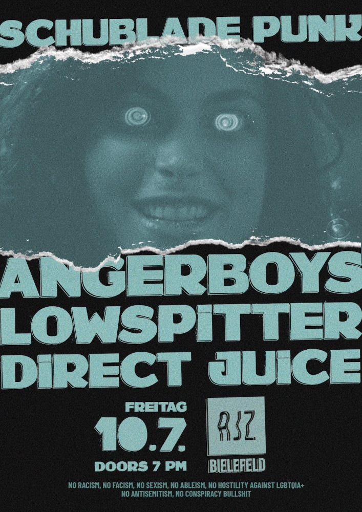Konzert: ANGERBOYS +++ LOWSPLITTER +++ DIRECT JUICE