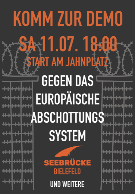 Demo gegen das Europäische Abschottungssystem