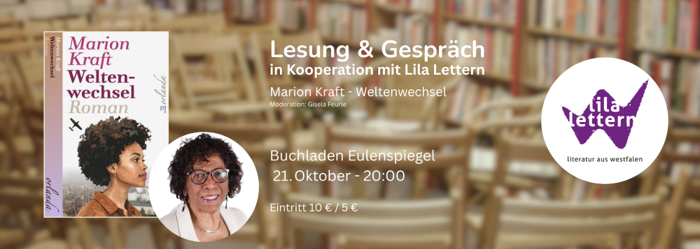 Lesung mit Marion Kraft: Weltenwechsel