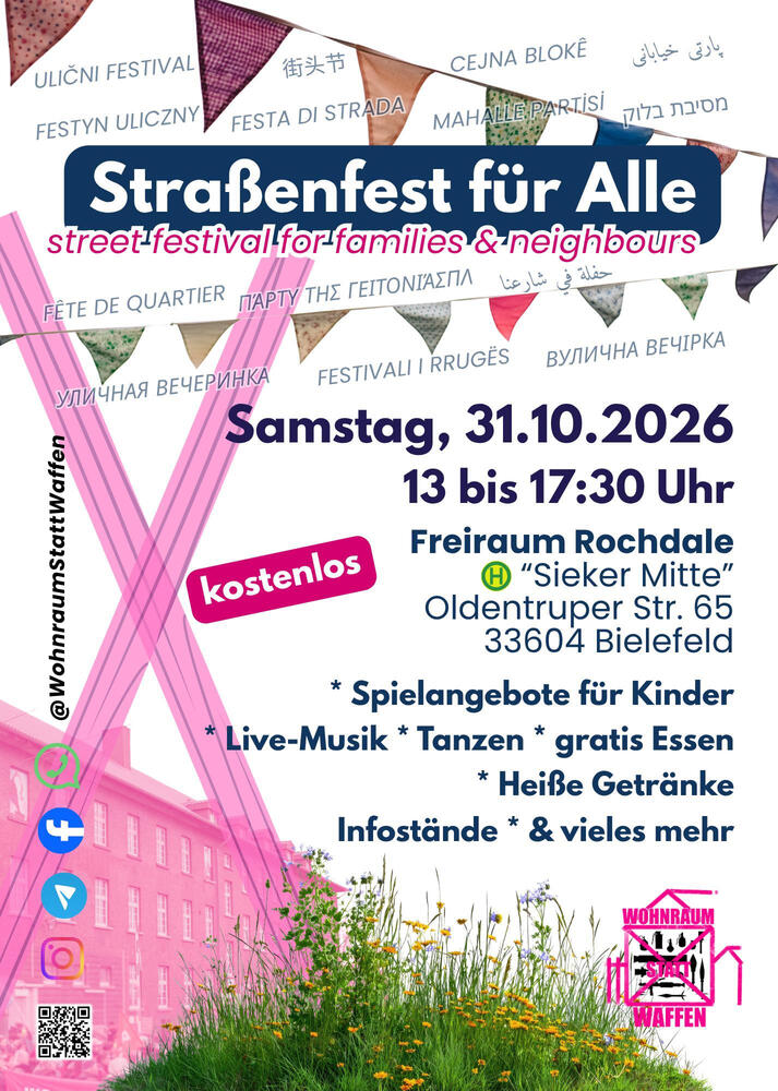 Freiräume feiern - Straßenfest für Alle!